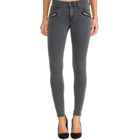 Joe's Jeans Denim - JOE'S JEANS Grey skinny ankle with zip pockets